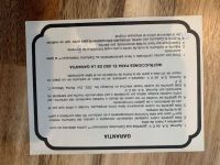 Aurimat Spanish Warranty Card